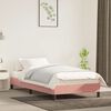 vidaXL Bettgestell Rosa 80x200 cm Samt
