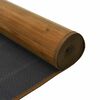 vidaXL Teppich Quadratisch Braun 100x100 cm Bambus