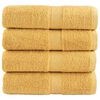 vidaXL Premium G&auml;stet&uuml;cher SOLUND 4 Stk. Gold 30x50 cm 600 g/m&sup2;