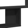 vidaXL Wandregal Schwarz 100x15x70 cm Holzwerkstoff