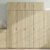 vidaXL Highboard Sonoma-Eiche 80x42,5x185 cm Holzwerkstoff