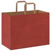 vidaXL Papiertragetaschen 50 Stk. mit Henkeln Rot 32x17x25 cm