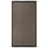 vidaXL Outdoor-Teppich Flachgewebe 80x150 cm Dunkelbraun