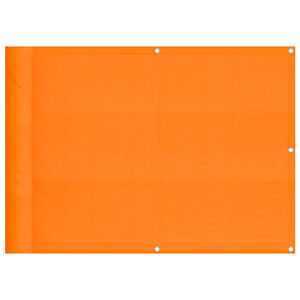 vidaXL Balkon-Sichtschutz Orange 75x700 cm 100 % Polyester-Oxford