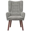vidaXL Sessel Hellgrau 63 x 67 x 94 cm Samt
