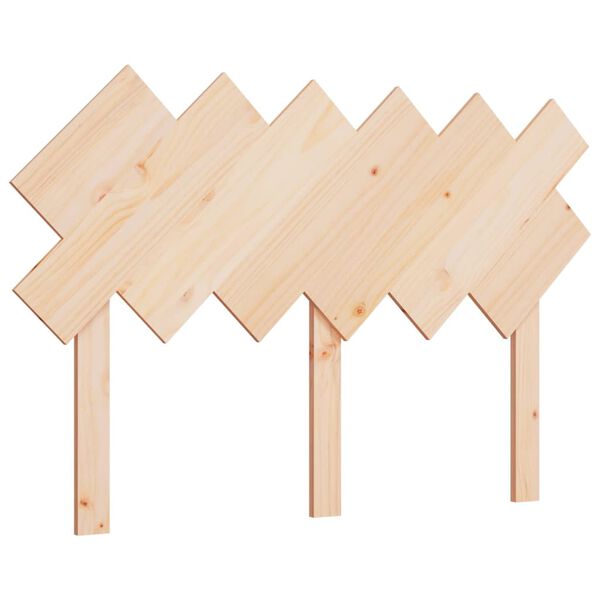 vidaXL Bett-Kopfteil 122,5x3x80,5 cm Massivholz Kiefer