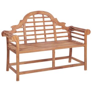 vidaXL Gartenbank 127x58,5x92,5 cm Massivholz Teak