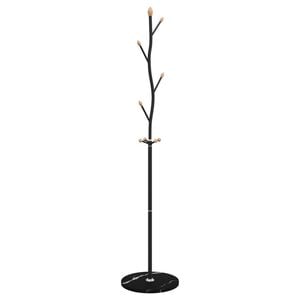 vidaXL Garderobenst&auml;nder Schwarz 177 cm Pulverbeschichtetes Eisen