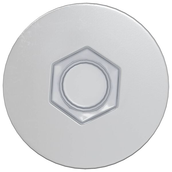 vidaXL Confirmat-Schrauben 2500 pcs Silber Metall
