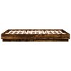 vidaXL Bettgestell R&auml;uchereiche 160x200 cm Holzwerkstoff