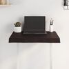 vidaXL Tischplatte 60x50x(2-6) cm Massivholz Behandelt Baumkante