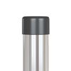 vidaXL Zaunpfosten 12 pcs Silber 120 cm Pulverbeschichteter Stahl