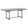 vidaXL Garten-Esstisch (150-200)x100x75 cm Massivholz Akazie