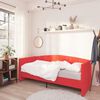 vidaXL Tagesbett USB Weinrot Samt 90x200 cm