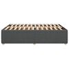 vidaXL Bettgestell ohne Matratze Dunkelgrau 140x190 cm Stoff