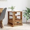 vidaXL Nachttisch mit Schubladen Altholz 50 x 50 x 60 cm Holzwerkstoff