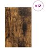 vidaXL Dekoplatten 12 pcs Räuchereiche 40 x 60 x 0.3 cm Holzwerkstoff
