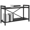 vidaXL B&uuml;cherregal Schwarz Eichen-Optik 40 x 30 x 85 cm Holzwerkstoff