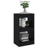 vidaXL B&uuml;cherregal/Raumteiler Schwarz 40x30x72 cm