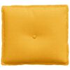 vidaXL R&uuml;ckenkissen Helles Gelb 50 x 45 cm Cordstoff
