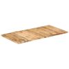 vidaXL Tischplatte Massivholz Mango 25-27 mm 120x60 cm