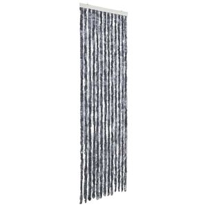 vidaXL Insektenschutz-Vorhang Silbern 56x200 cm Chenille