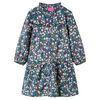 Kinderkleid mit Langen &Auml;rmeln Dunkelblau 104