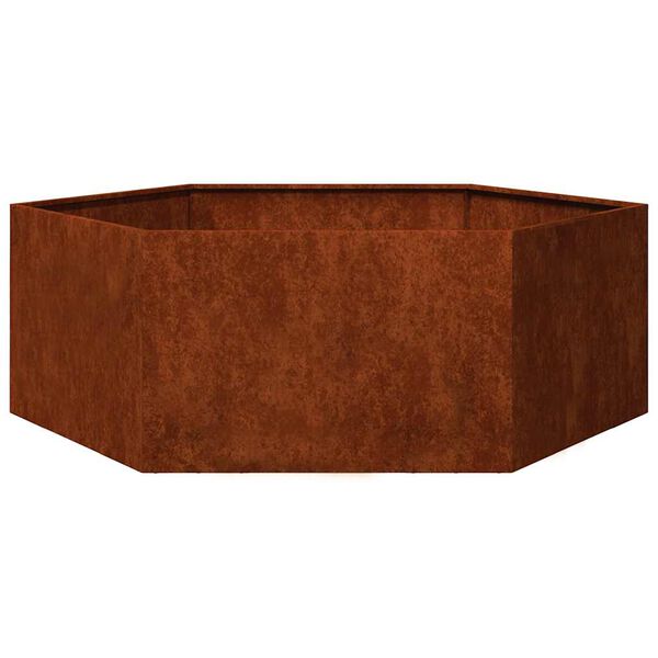 vidaXL Pflanzk&uuml;bel Rostig 138x120x45 cm Cortenstahl