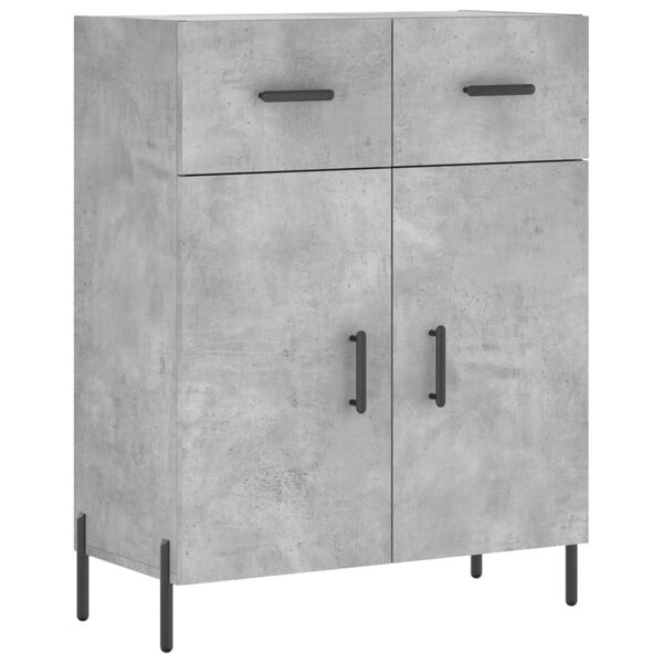 vidaXL Sideboard Betongrau 69,5x34x90 cm Holzwerkstoff