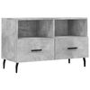 vidaXL TV-Schrank Betongrau 80x36x50 cm Holzwerkstoff