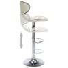 vidaXL Barhocker 2 Stk. Creme Kunstleder
