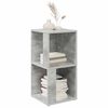 vidaXL Eckregal Betongrau 33x33x67 cm Holzwerkstoff