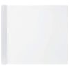 vidaXL Fensterfolie Statisch Matt Wei&szlig; 60x2000 cm PVC