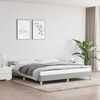 vidaXL Bettgestell ohne Matratze Hellgrau 180x200 cm Stoff