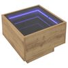 vidaXL Couchtisch Artisan-Eiche 40 x 40 x 30 cm Holzwerkstoff