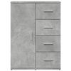 vidaXL Sideboard Betongrau 59x39x80 cm Holzwerkstoff