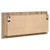 vidaXL LED Spiegel-Schrank mit Regal Artisan-Eiche 100 x 12 x 45 cm