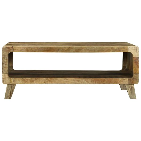vidaXL Couchtisch Braun 90 x 50 x 35 cm Massivholz Mango