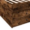 vidaXL Tagesbett mit Schubladen ohne Matratze R&auml;uchereiche 100x200 cm