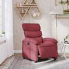 vidaXL Relaxsessel Elektrisch Weinrot Stoff