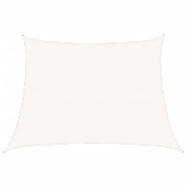 vidaXL Sonnensegel 160 g/m² Weiß 4/5x3 m HDPE