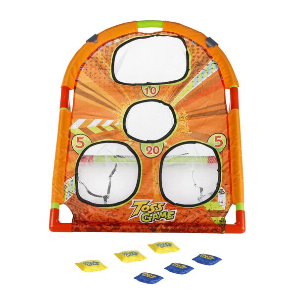 HI 7-tlg. Sandsack-Wurfspiel-Set f&uuml;r 2 Spieler Orange