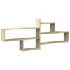 vidaXL Wandregal Sonoma-Eiche 167,5x18x68 cm Holzwerkstoff