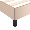 vidaXL Bettgestell mit Kopfteil ohne Matratze Cappuccino 90x200 cm