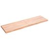 vidaXL Wandregal Hellbraun 140x40x(2-4) cm Massivholz Eiche Behandelt