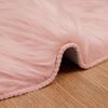 vidaXL Teppich aus Kunstschaffell TAFALLA Rosa 60 x 90 cm Polyester