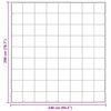 vidaXL Winterbettdecke Silber 240 x 200 cm Satin und Mikrofaser