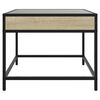 vidaXL Couchtisch mit Infinity-LED Sonoma-Eiche 50x50x41 cm