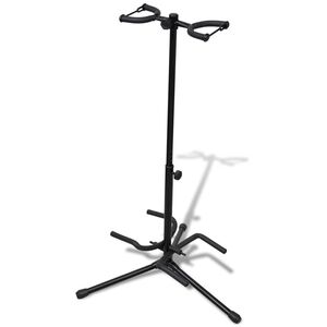 Verstellbare Doppelgitarrenst&auml;nder Faltbare Instrument-Rack