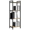 vidaXL B&uuml;cherregal Sonoma-Eiche 40 x 30 x 85 cm Holzwerkstoff